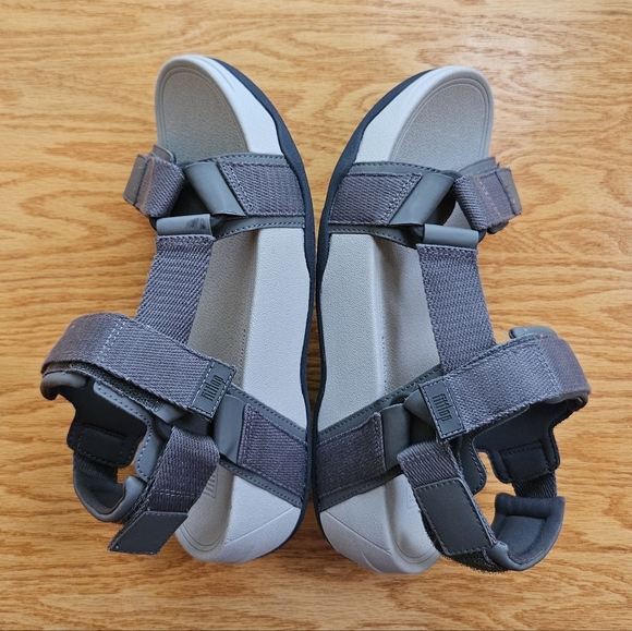 Fitflop New Ryker Webbing Light Grey Sandal 8